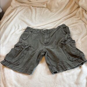 American Eagle Outfitters Khaki Cargo Shorts